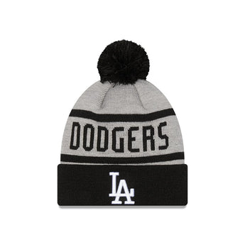 LA Dodgers Grey Jake Beanie Knit Hat