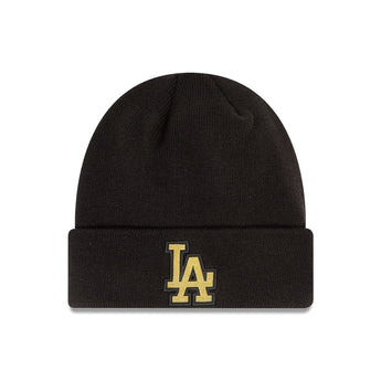 LA Dodgers Metallic Badge Beanie