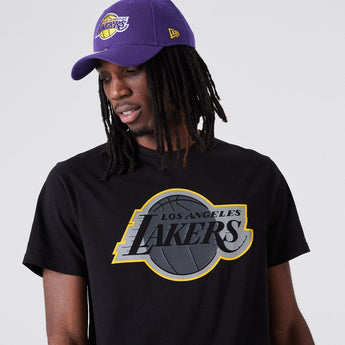 Los Angeles Lakers Outline Logo T-Shirt Black