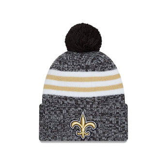 New Orleans Saints NFL On Field Sideline 2023 Bobble Knit Hat