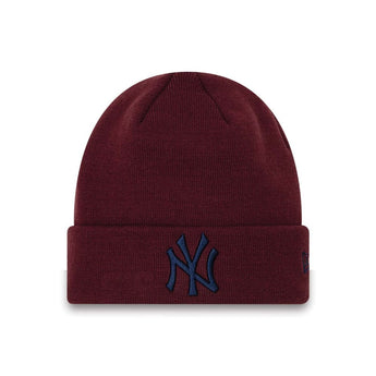 New York Yankees League Essentials Maroon Cuff Beanie