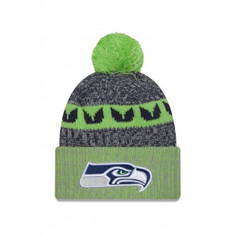 Seattle Seahawks NFL On Field Sideline 2023 Bobble Knit Hat