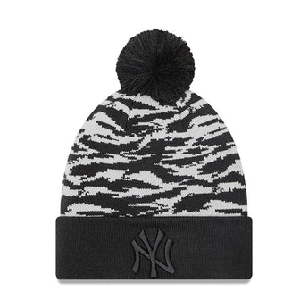 New York Yankees Tiger Camo Black Cuff Beanie