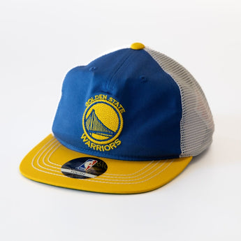 Golden State Warriors Mesh back Slouch Flat Brim Youth Cap