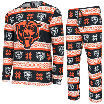 Chicago Bears NFL Unisex Christmas Pajama Set