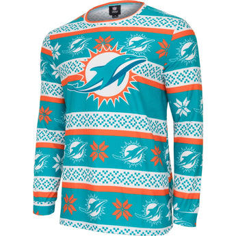 Miami Dolphins NFL Unisex Christmas Pajama Set