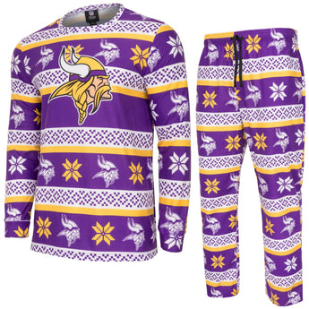 Minnesota Vikings NFL Unisex Christmas Pajama Set