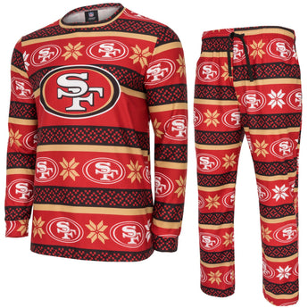 San Francisco 49ers NFL Unisex Christmas Pajama Set