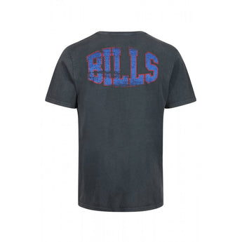 Buffalo Bills Helmet Chest College Backprint T-Shirt