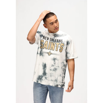 New Orleans Saints Relaxed Fit Tie Dye T-Shirt