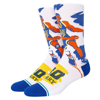 Golden State Warriors Steph Curry Paint Socks